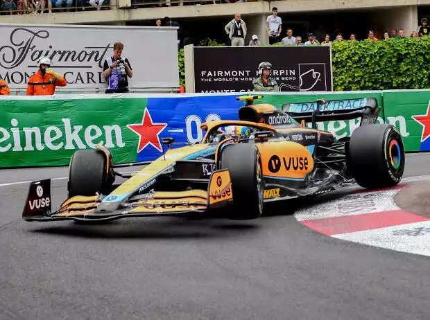 Lando Norris (McLaren) beim Formel-1-Rennen in Monaco 2022 Titel-Bild zur News: Lando Norris (McLaren) beim Formel-1-Rennen in Monaco 2022