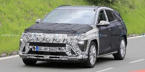 Neuer Hyundai Kona (2023) mit weniger Tarnung gesichtet