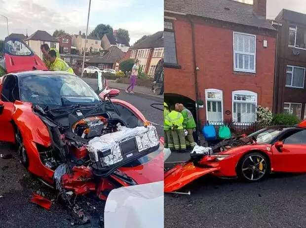 Ferrari SF90 Stradale Unfall Titel-Bild zur News: Ferrari SF90 Stradale Unfall