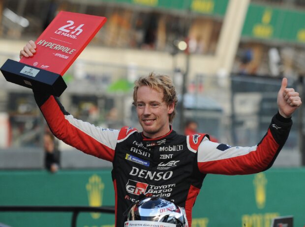 Polesetter der 24h Le Mans 2022: Brendon Hartley, Toyota Gazoo Racing Polesetter der 24h Le Mans 2022: Brendon Hartley, Toyota Gazoo Racing