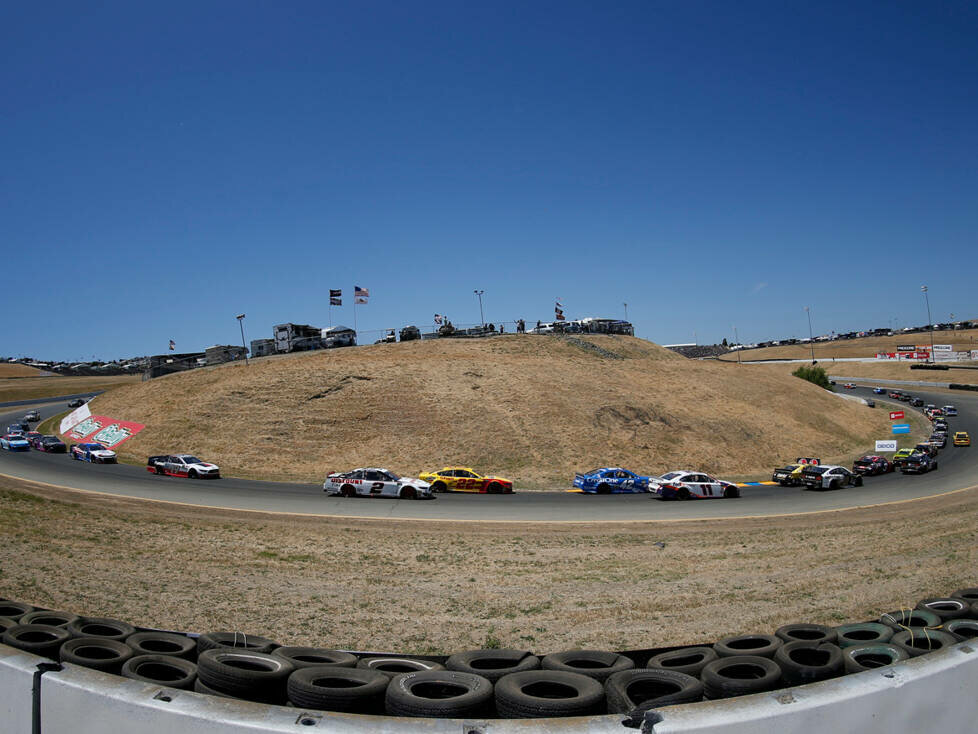 NASCAR-Action auf dem Sonoma Raceway