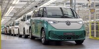 Beginn der Serienproduktion des VW ID. Buzz in Hannover (2. Juni 2022)