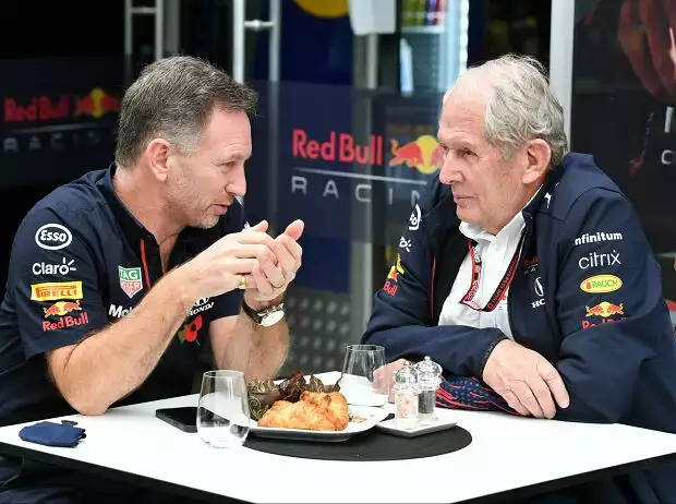 Christian Horner, Helmut Marko Titel-Bild zur News: Christian Horner, Helmut Marko