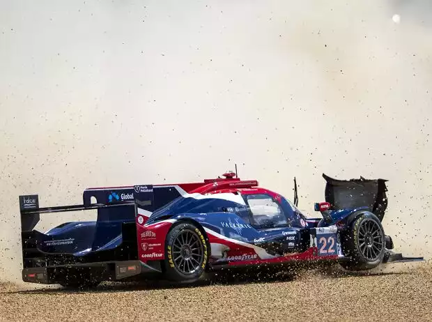 Schon nach wenigen Metern waren die Sieghoffnungen für United Autosports dahin Titel-Bild zur News: Schon nach wenigen Metern waren die Sieghoffnungen für United Autosports dahin