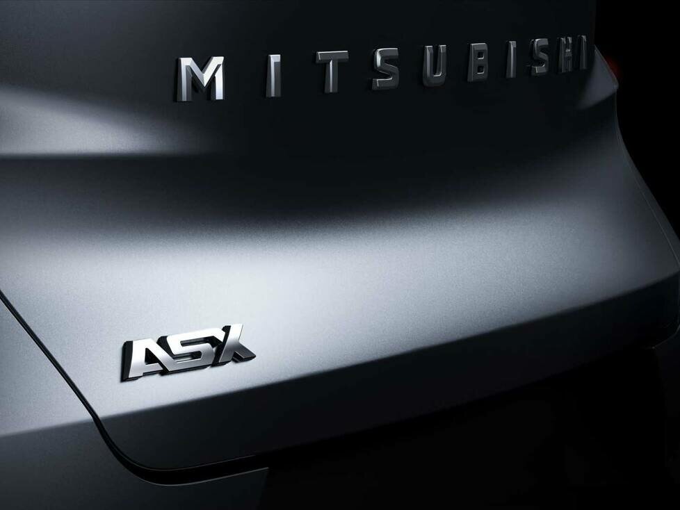 Mitsubishi ASX (2023): Marken- und Modellschriftzug am Heck