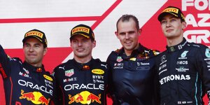 F1 Baku 2022: Verstappen verwandelt von Ferrari aufgelegten Elfmeter!