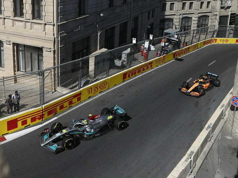 Lewis Hamilton, Lando Norris