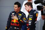 Sergio Perez (Red Bull) und Max Verstappen (Red Bull) 