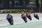 Toprak Razgatlioglu, Alvaro Bautista, Michael Ruben Rinaldi und Jonathan Rea 