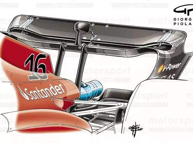Ferrari-Heckflügel Titel-Bild zur News: Ferrari-Heckflügel