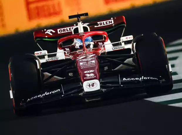 Titel-Bild zur News: Valtteri Bottas im Alfa Romeo C42 in der Formel-1-Saison 2022 in Dschidda