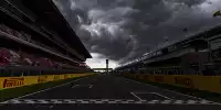 Dunkle Wolken über dem Circuit de Barcelona-Catalunya