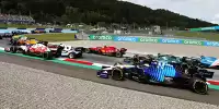 Nicholas Latifi, Sebastian Vettel, Esteban Ocon