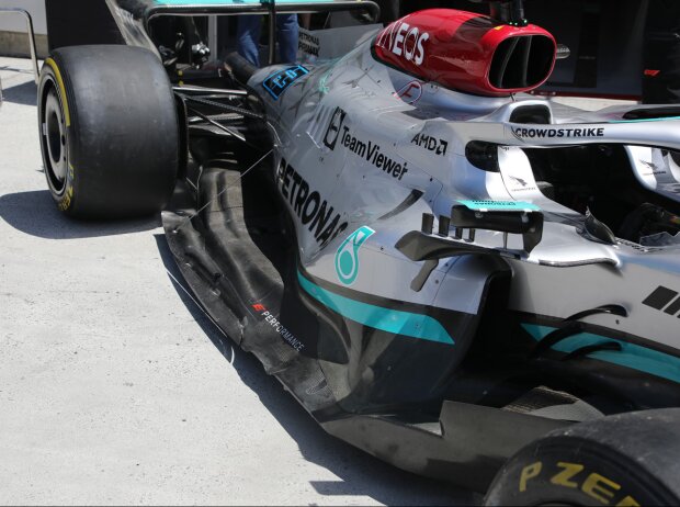 Titel-Bild zur News: Mercedes W13 beim Formel-1-Rennen in Kanada 2022
