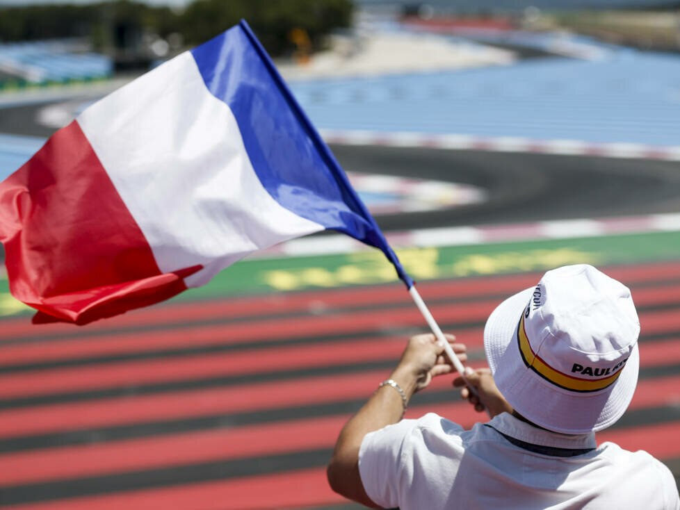 Fan in Le Castellet (Frankreich)