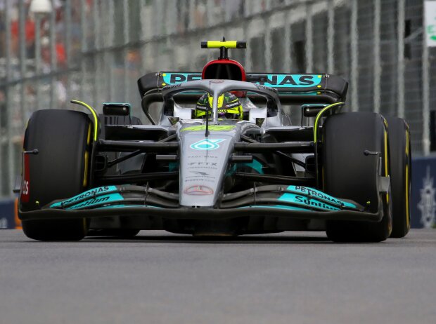 Lewis Hamilton (Mercedes) beim Training zum Formel-1-Rennen in Kanada 2022 Lewis Hamilton (Mercedes) beim Training zum Formel-1-Rennen in Kanada 2022