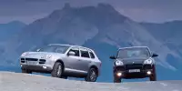 Bild zum Inhalt: Der Porsche Cayenne sollte auf dem Mercedes ML basieren