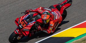 MotoGP-Qualifying Sachsenring 2022: Bagnaia vor Quartararo auf Poleposition