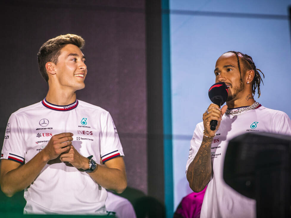 Lewis Hamilton, George Russell