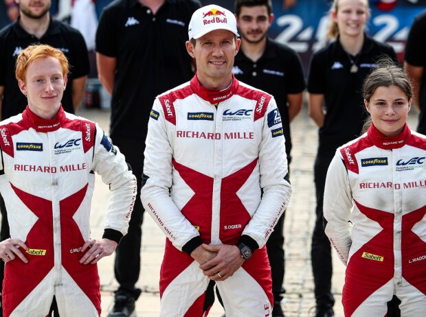 Charles Milesi, Sebastien Ogier, Lilou Wadoux Charles Milesi, Sebastien Ogier, Lilou Wadoux