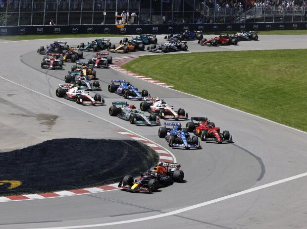 Titel-Bild zur News: Max Verstappen, Fernando Alonso, Carlos Sainz, Lewis Hamilton, Kevin Magnussen, Mick Schumacher