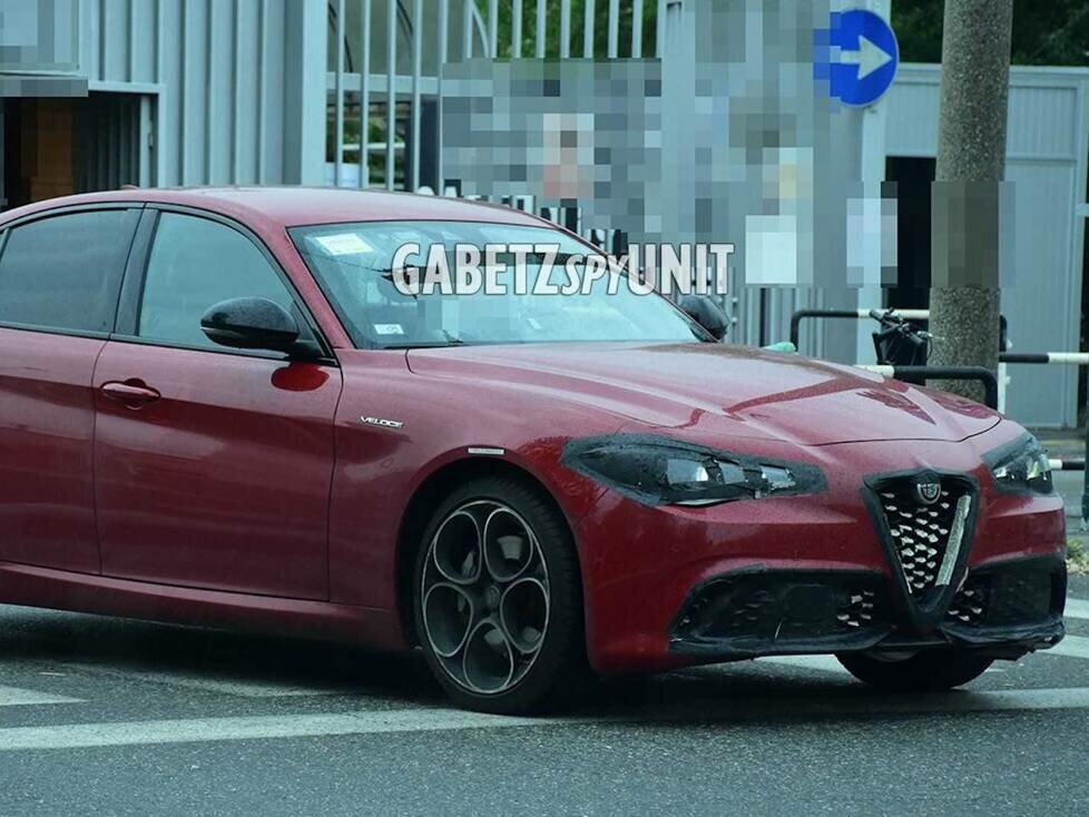 Alfa Romeo Giulia Facelift-Spionage-Aufnahmen
