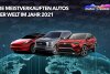 Motor1 Numbers: Die meistverkauften Autos weltweit 2021