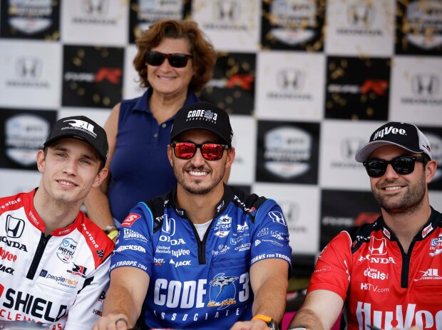 Christian Lundgaard, Graham Rahal, Jack Harvey