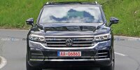 Volkswagen Touareg Facelift auf neuen Erlkönigfotos