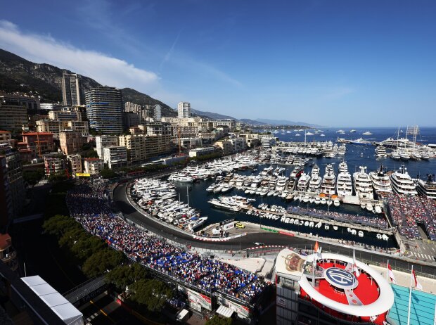 Blick auf die Formel-1-Strecke in Monaco 2022