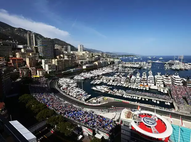 Titel-Bild zur News: Blick auf die Formel-1-Strecke in Monaco 2022