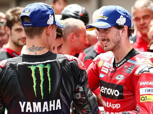 Titel-Bild zur News: Fabio Quartararo, Francesco Bagnaia