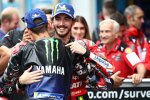 Fabio Quartararo (Yamaha) und Francesco Bagnaia (Ducati) 