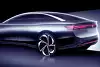 Bild zum Inhalt: VW ID. Aero (2023): Teaser zeigt Elektro-Limousine