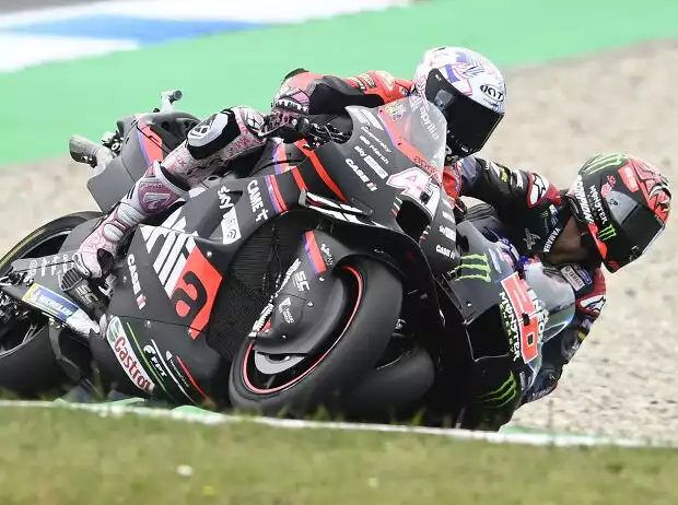 Aleix Espargaro, Fabio Quartararo Titel-Bild zur News: Aleix Espargaro, Fabio Quartararo