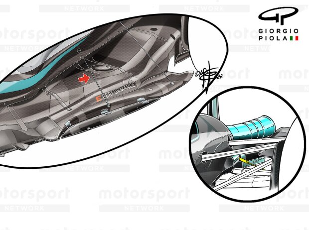 Unterboden-Strebe bei Mercedes