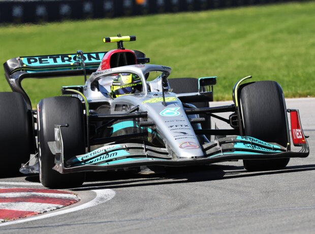 Lewis Hamilton im Mercedes W13 beim Kanada-Grand-Prix 2022 in Montreal