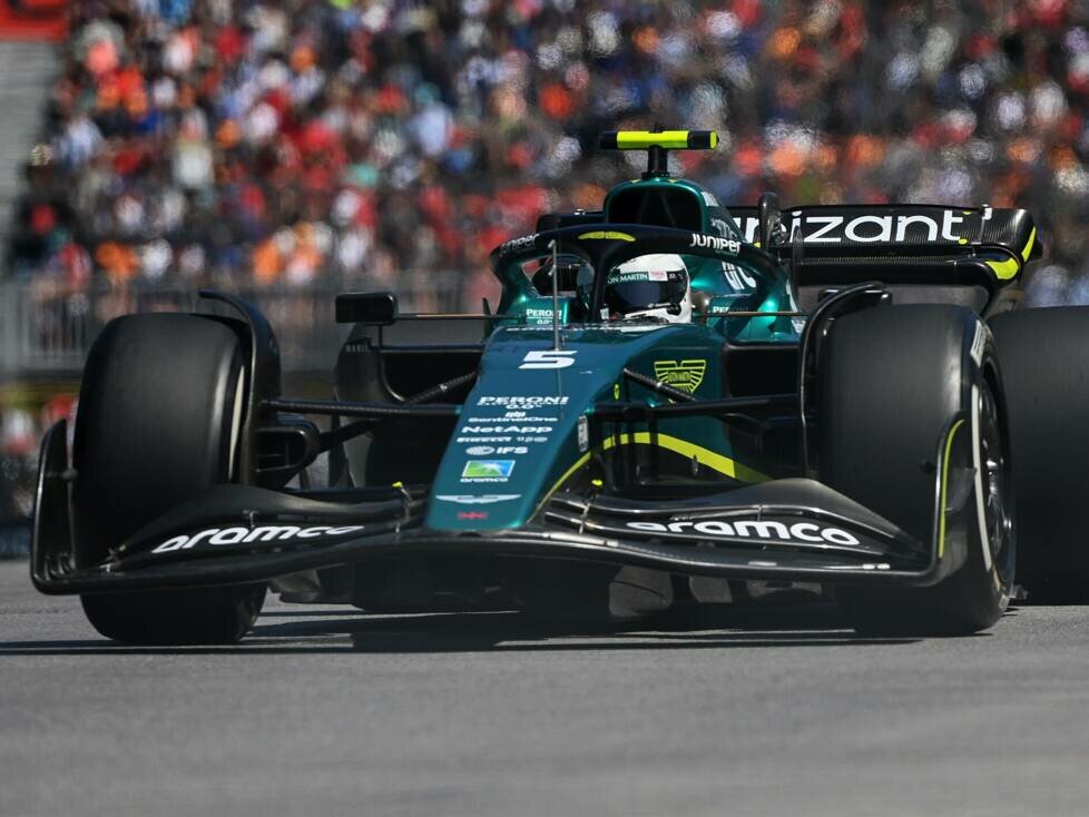 Sebastian Vettel im Aston Martin AMR22 beim Kanada-Grand-Prix 2022 in Montreal