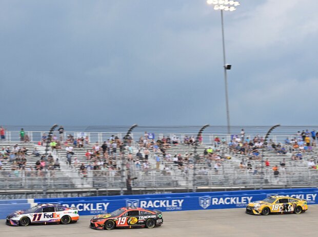 Denny Hamlin, Martin Truex Jun., Kyle Busch Denny Hamlin, Martin Truex Jun., Kyle Busch