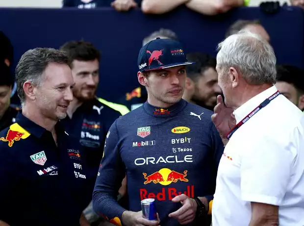 Christian Horner, Max Verstappen, Helmut Marko Titel-Bild zur News: Christian Horner, Max Verstappen, Helmut Marko