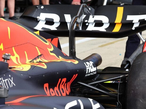 Titel-Bild zur News: Das Motorhauben-Update am Red Bull RB18 beim Formel-1-Rennen in Silverstone 2022