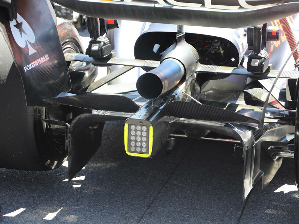 Das Heck vom Red Bull RB18
