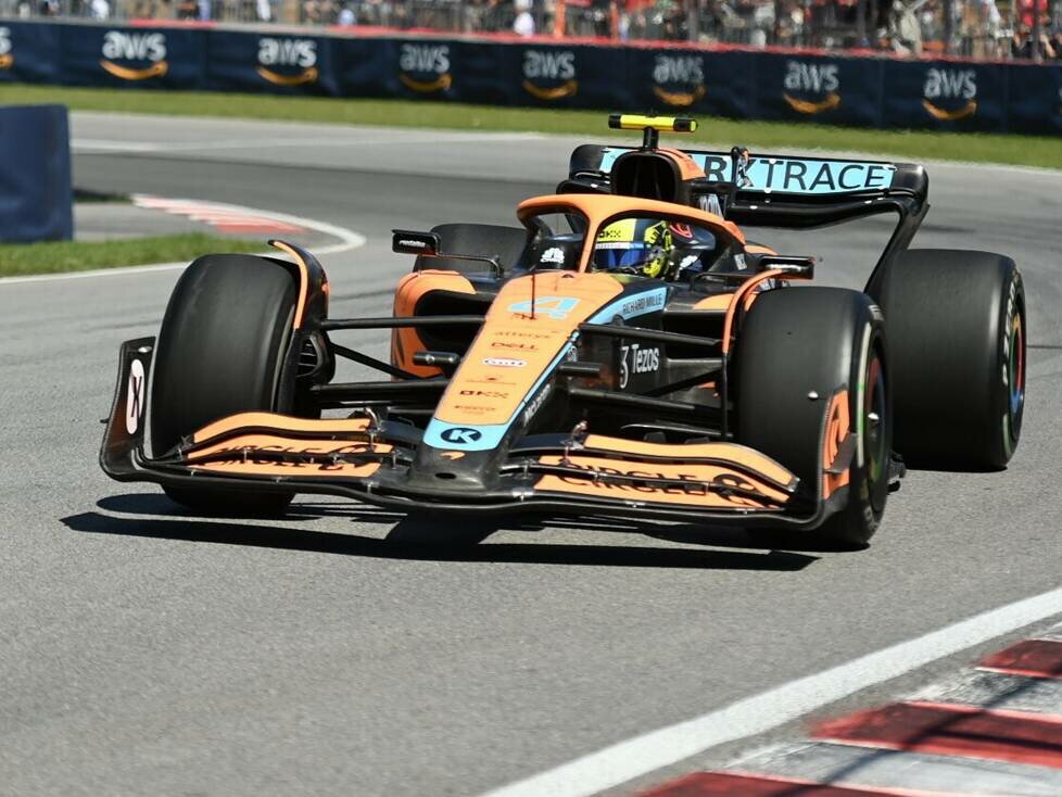 Lando Norris im McLaren MCL36 für die Formel-1-Saison 2022