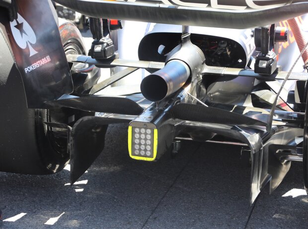 Das Heck vom Red Bull RB18
