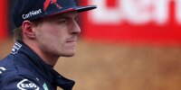 Max Verstappen nach dem Qualifying zum Formel-1-Rennen in Silverstone 2022