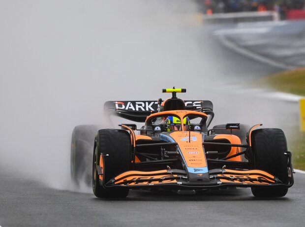 Titel-Bild zur News: Lando Norris (McLaren MCL36) im Qualifying zum Formel-1-Rennen in Silverstone 2022