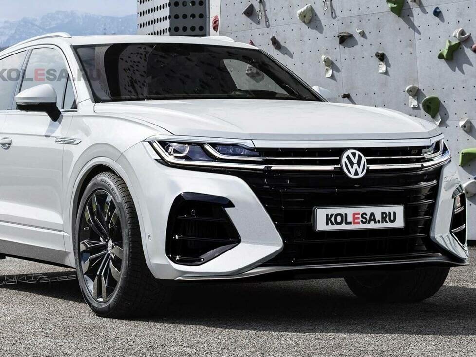 VW Touareg (2023) Facelift-Rendering