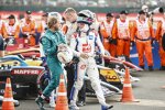 Sebastian Vettel (Aston Martin) und Mick Schumacher (Haas) 