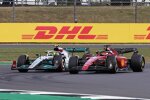 Lewis Hamilton (Mercedes) und Charles Leclerc (Ferrari) 