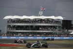 Guanyu Zhou (Alfa Romeo), George Russell (Mercedes) und Nicholas Latifi (Williams) 